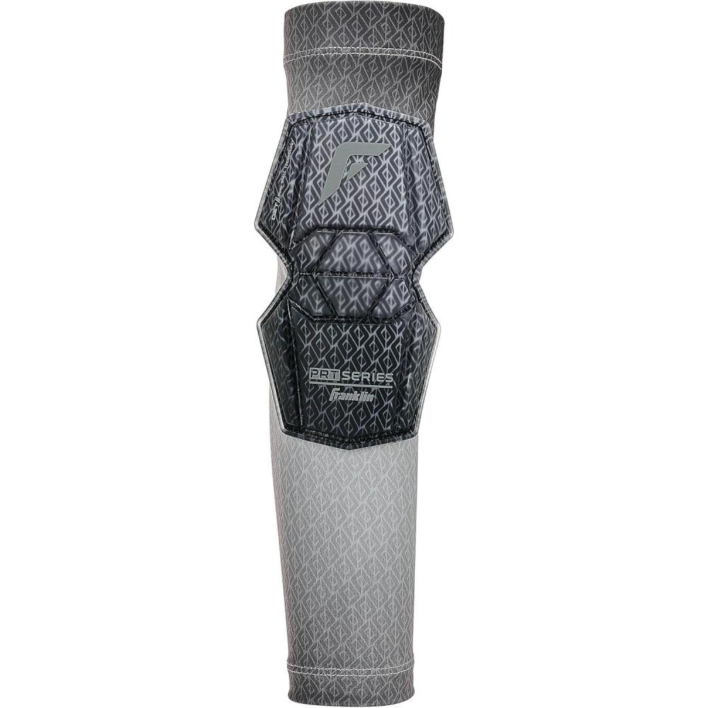 image:imageFranklin Sports Baseball Softball Protective Arm Sleeve PRT DST Series Youth Arm Elbow Shield for Batting Fielding Protective Arm Sleeve Elbow Shield Right Arm Left Arm White OSFMBlack
