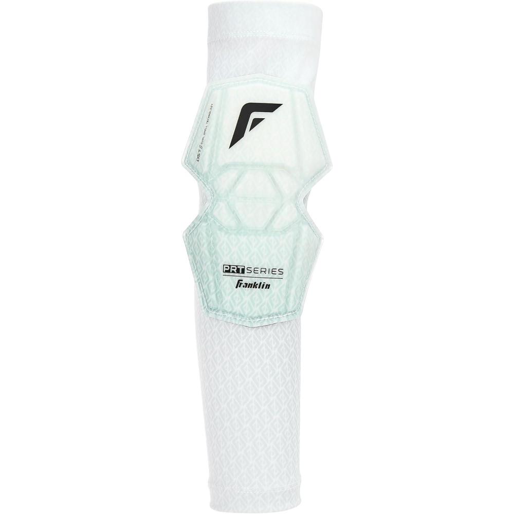 image:imageFranklin Sports Baseball Softball Protective Arm Sleeve PRT DST Series Youth Arm Elbow Shield for Batting Fielding Protective Arm Sleeve Elbow Shield Right Arm Left Arm White OSFMWhite