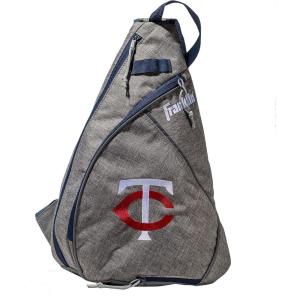 Franklin Sports MLB Team Licensed Crossbody Slingbak Baseball Shoulder Bag for Men & Women(Minnesota Twins)