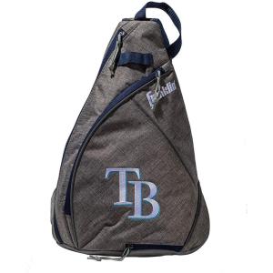Franklin Sports MLB Team Licensed Crossbody Slingbak Baseball Shoulder Bag for Men & Women(Tampa Bay Rays)