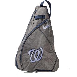 Franklin Sports MLB Team Licensed Crossbody Slingbak Baseball Shoulder Bag for Men & Women(Washington Nationals)