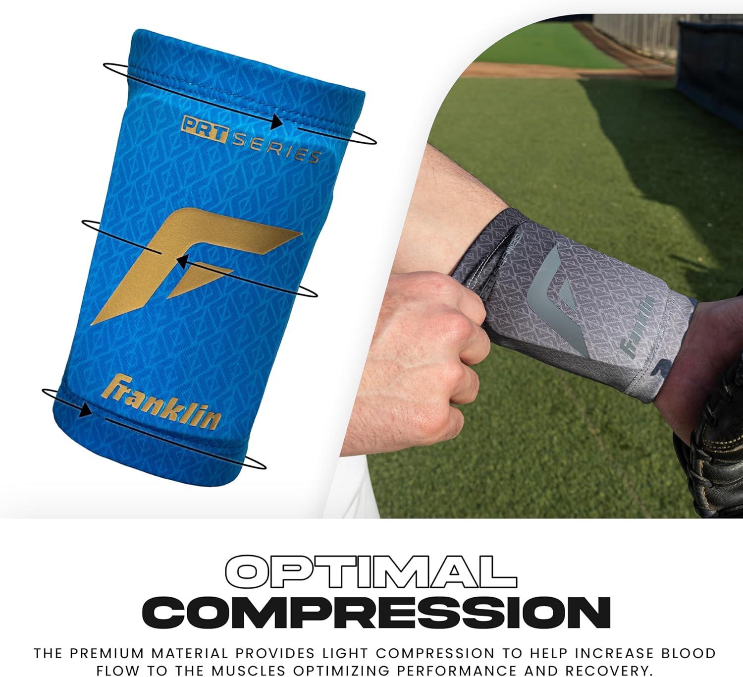 image:imageFranklin Sports Baseball Softball Protective Wrist Guard Youth PRT Series Wrist Shield for Batting Fielding Protective Gear Equipment Right Left ArmRoyal