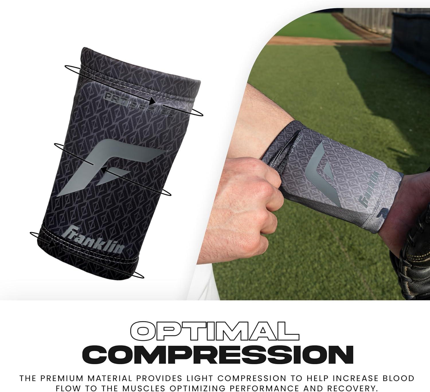image:imageFranklin Sports Baseball Softball Protective Wrist Guard Youth PRT Series Wrist Shield for Batting Fielding Protective Gear Equipment Right Left ArmBlack