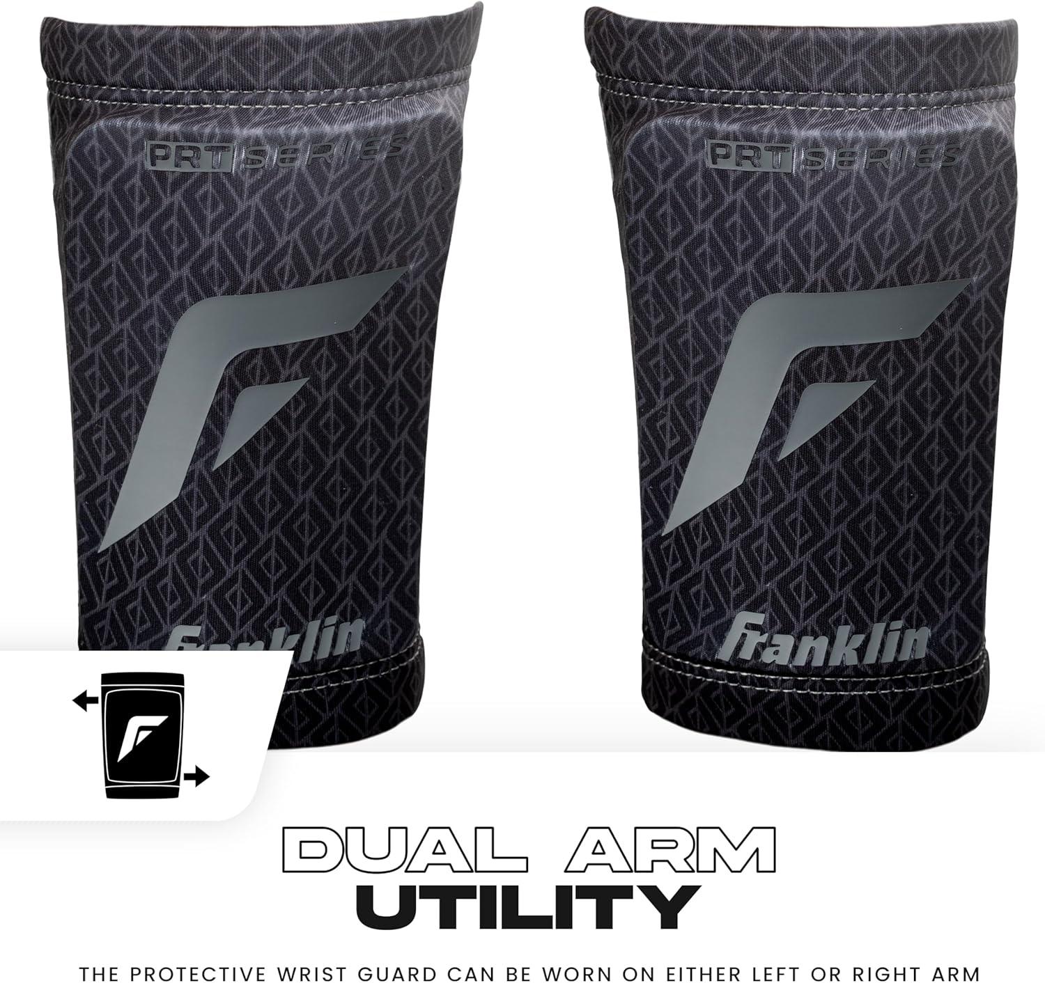 image:imageFranklin Sports Baseball Softball Protective Wrist Guard Youth PRT Series Wrist Shield for Batting Fielding Protective Gear Equipment Right Left ArmBlack