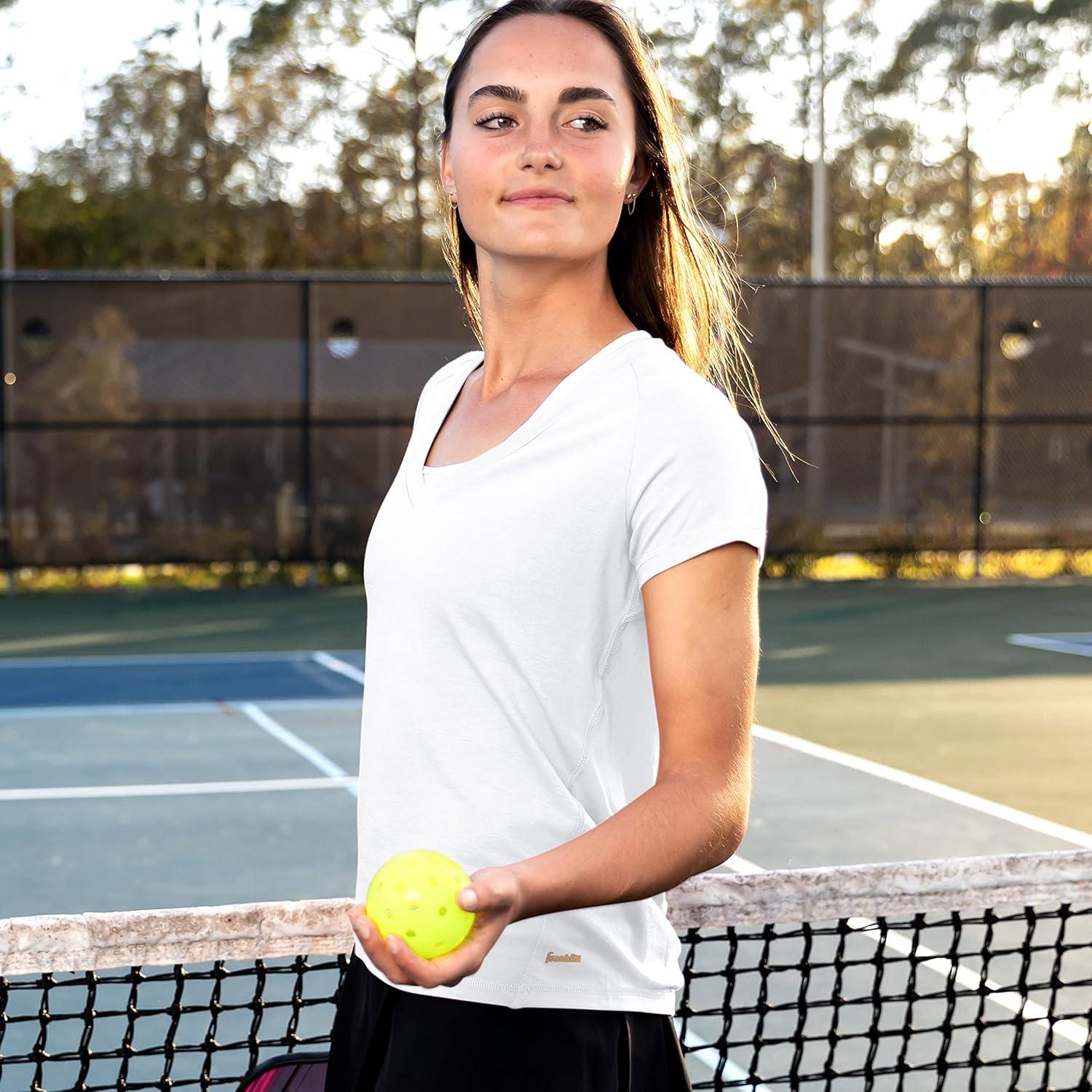 image:imageFranklin Sports Womens Athletic ShirtsWhite