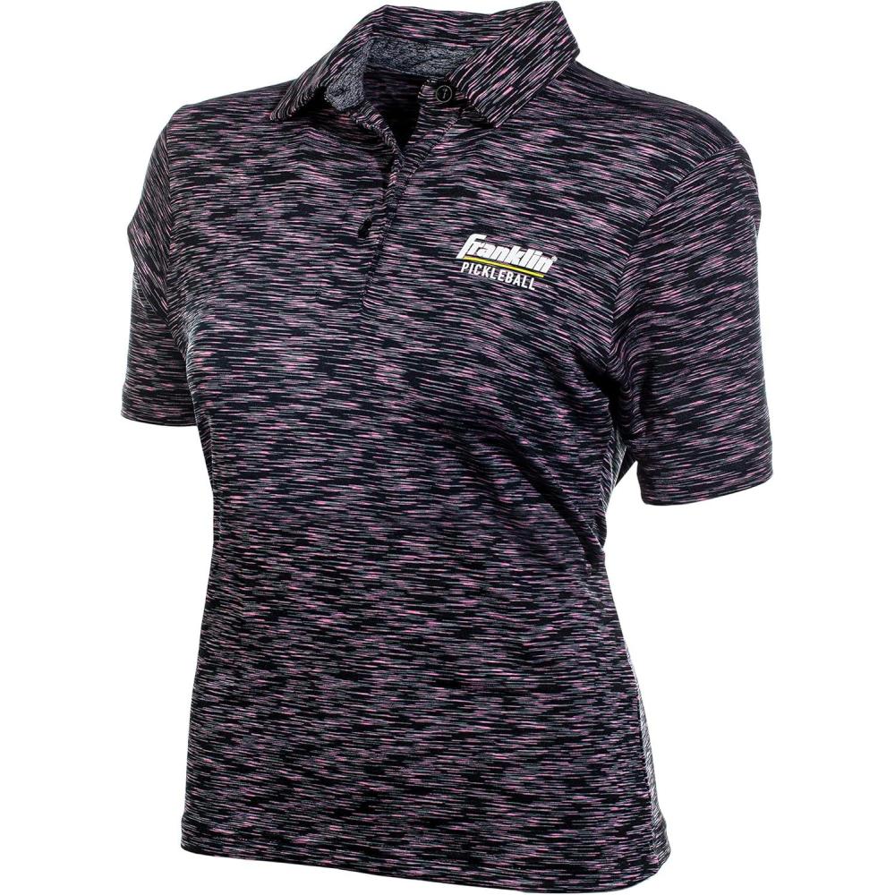 image:imageFranklin Sports Womens Womens Pickleball PoloBlackPink