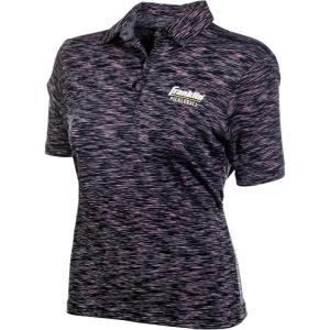 Franklin Sports Womens Women’s Pickleball Polo(Black/Pink)