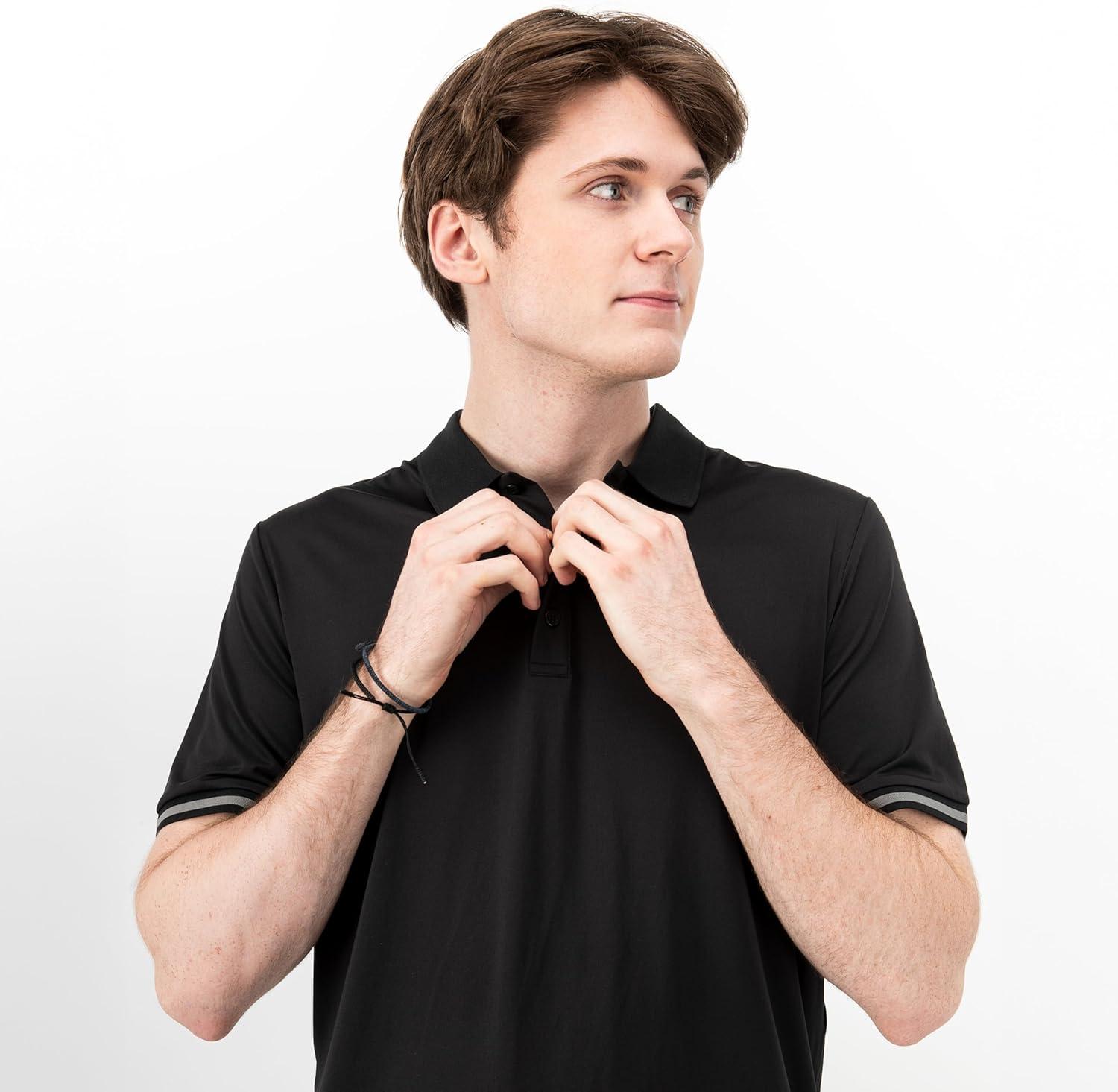 image:imageFranklin Sports Mens Mens Ultimate Polo ShirtBlack