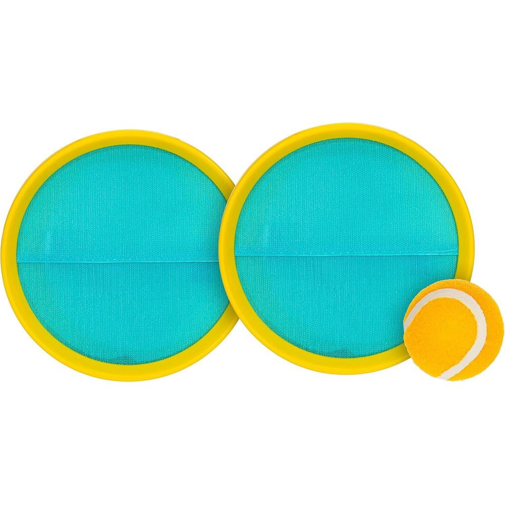 image:imageFranklin Sports Throw N Stick Catch and Toss Self Stick Toss Game Adjustable Handle Includes 2 Catch Mitts 1 Tennis Ball