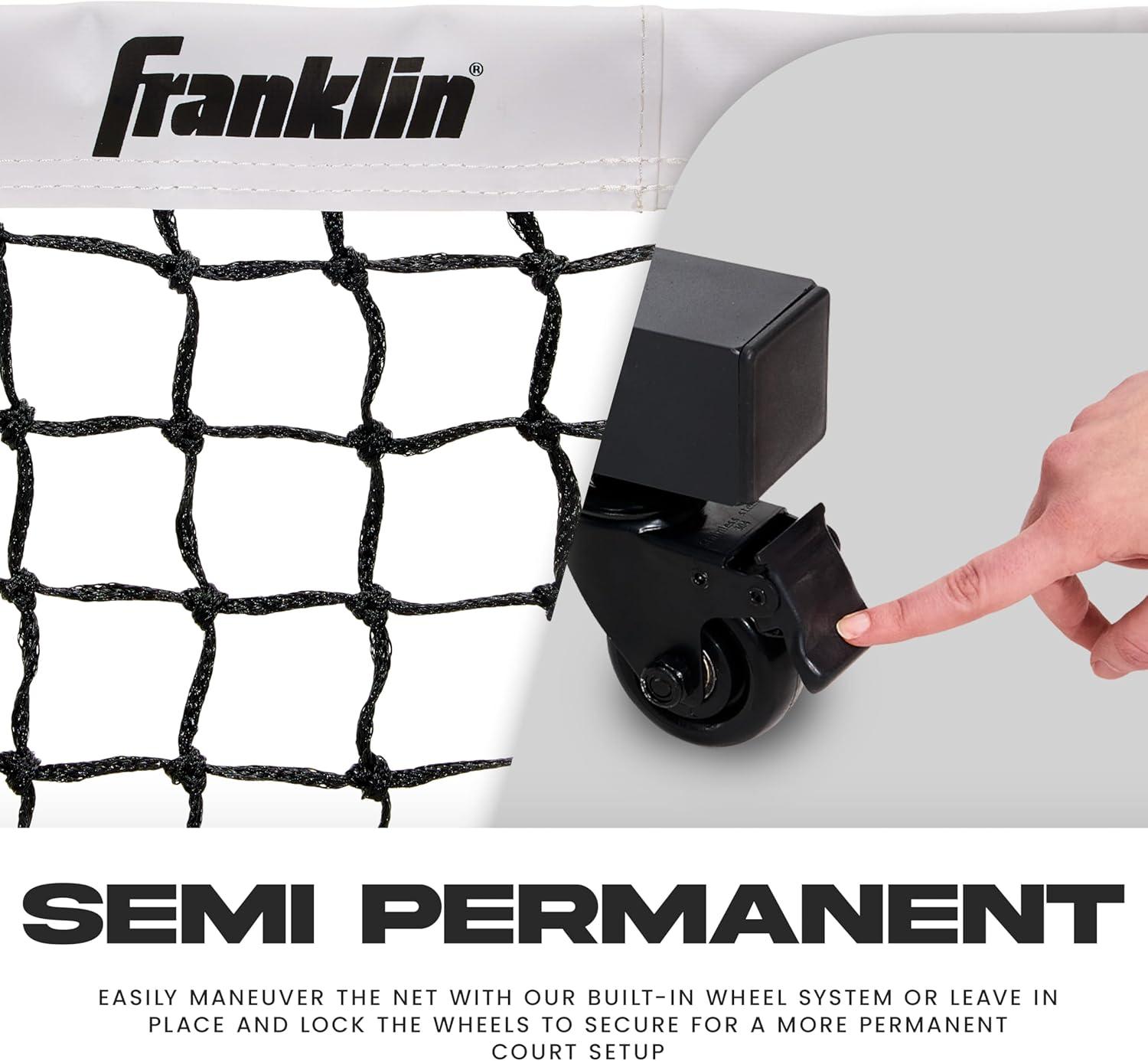 image:imageFranklin Sports Dink Pickleball Net Portable 5 Foot Outdoor Pickleball Net for Regulation Court Portable Aluminum Construction Carry Bag for Driveway Backyard More