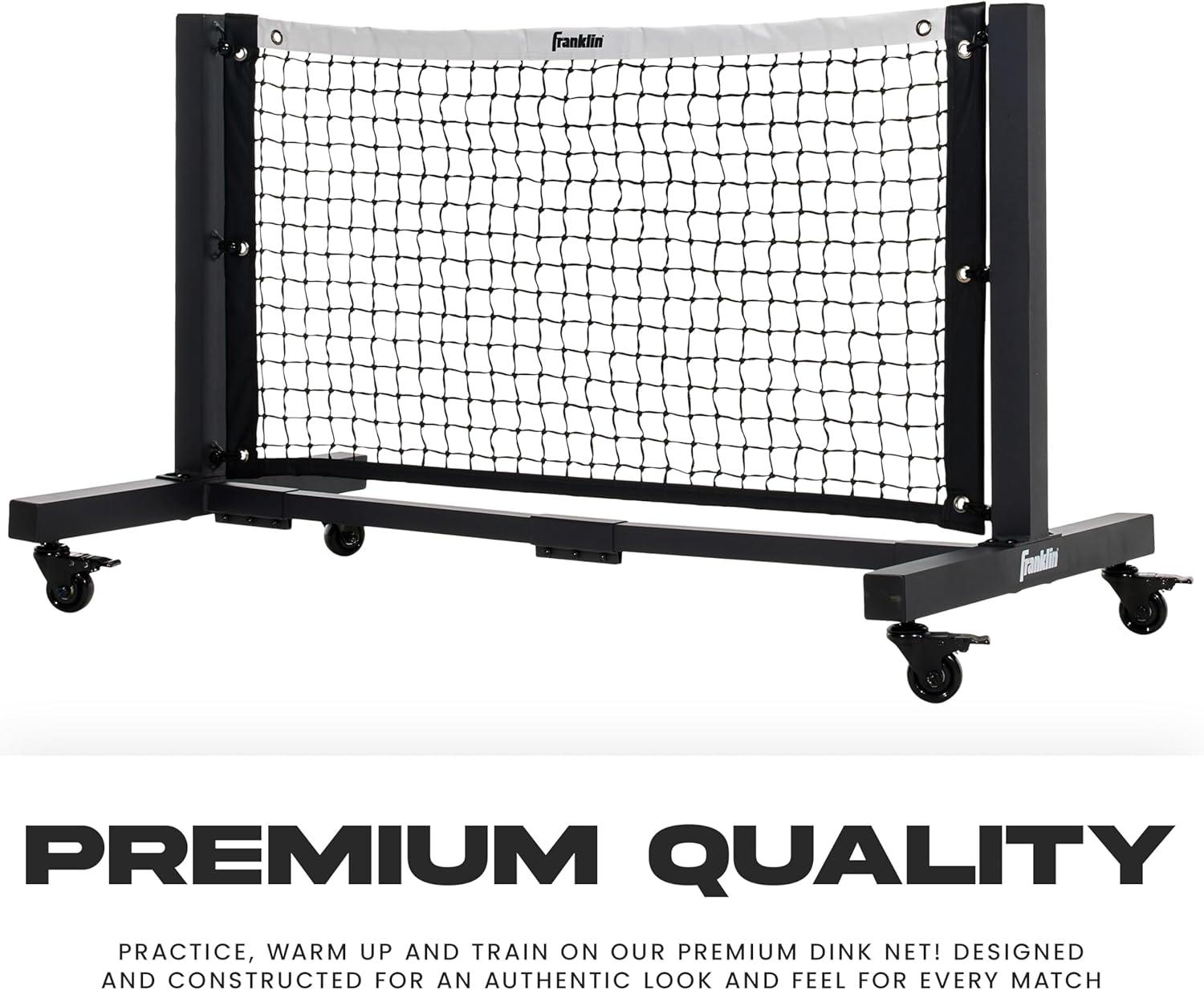image:imageFranklin Sports Dink Pickleball Net Portable 5 Foot Outdoor Pickleball Net for Regulation Court Portable Aluminum Construction Carry Bag for Driveway Backyard More