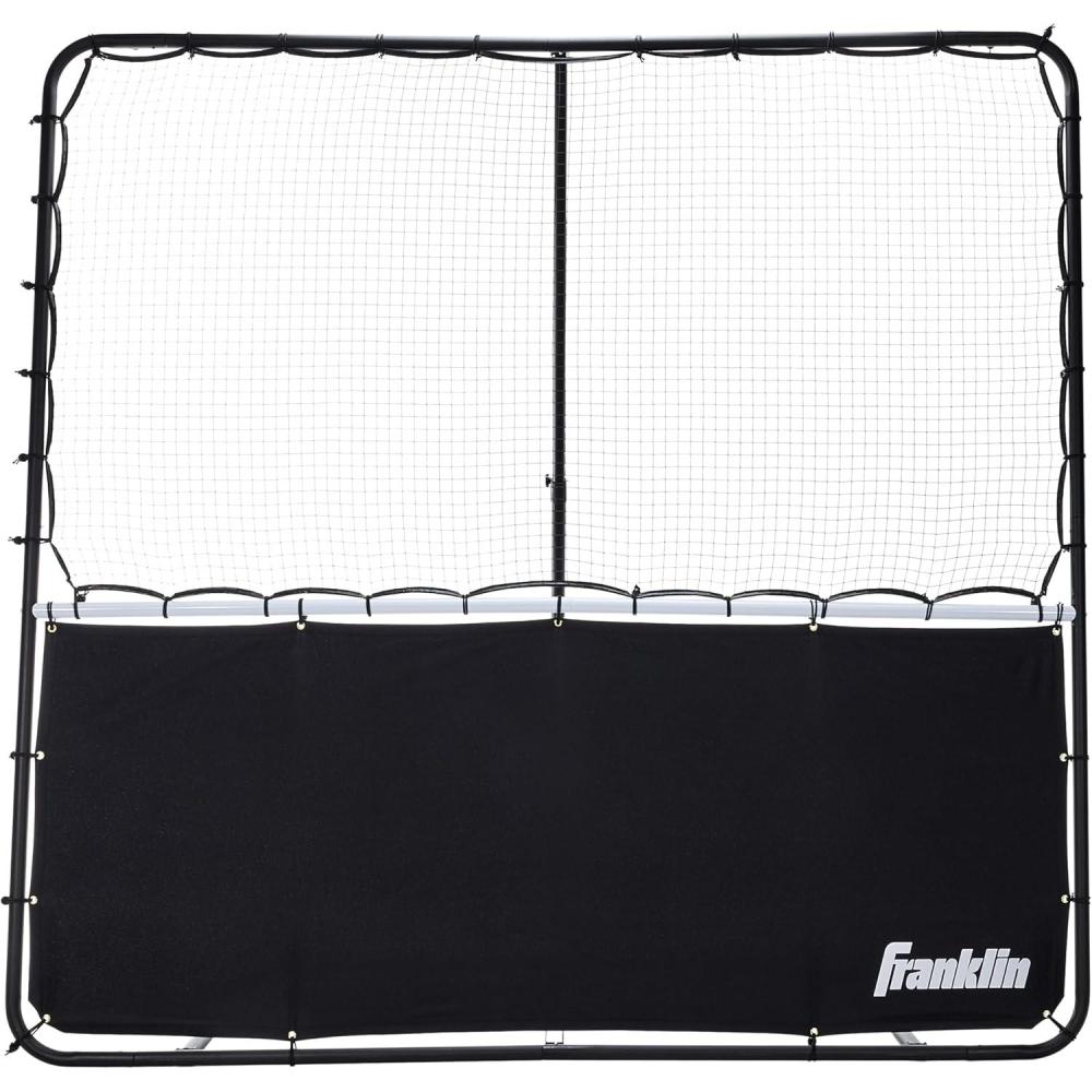 image:imageFranklin Sports Pickleball Rebounder Net Pickleball Training Practice Equipment Portable Folding Net for Singles Doubles Training Court Markers Included 83 Inches
