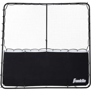 Franklin Sports Pickleball Rebounder Net – Pickleball Training + Practice Equipment – Portable Folding Net for Singles + Doubles Training – Court Markers Included – 83″ Inches