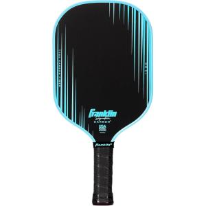 Franklin Sports Pro Pickleball Paddles – Signature Carbon Series -T700 Carbon Fiber Surface – USA Pickleball (USAPA) Tournament Approved – 13mm Polypropylene Core – Pink(Traditional | Blue)