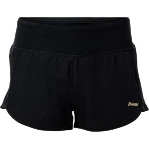 Franklin Sports Women’s Athletic Shorts – Performance Workout Sports Shorts for Pickleball, Tennis, Biking, Running + More – Spandex Blend with Pocket – Women’s Medium – Black