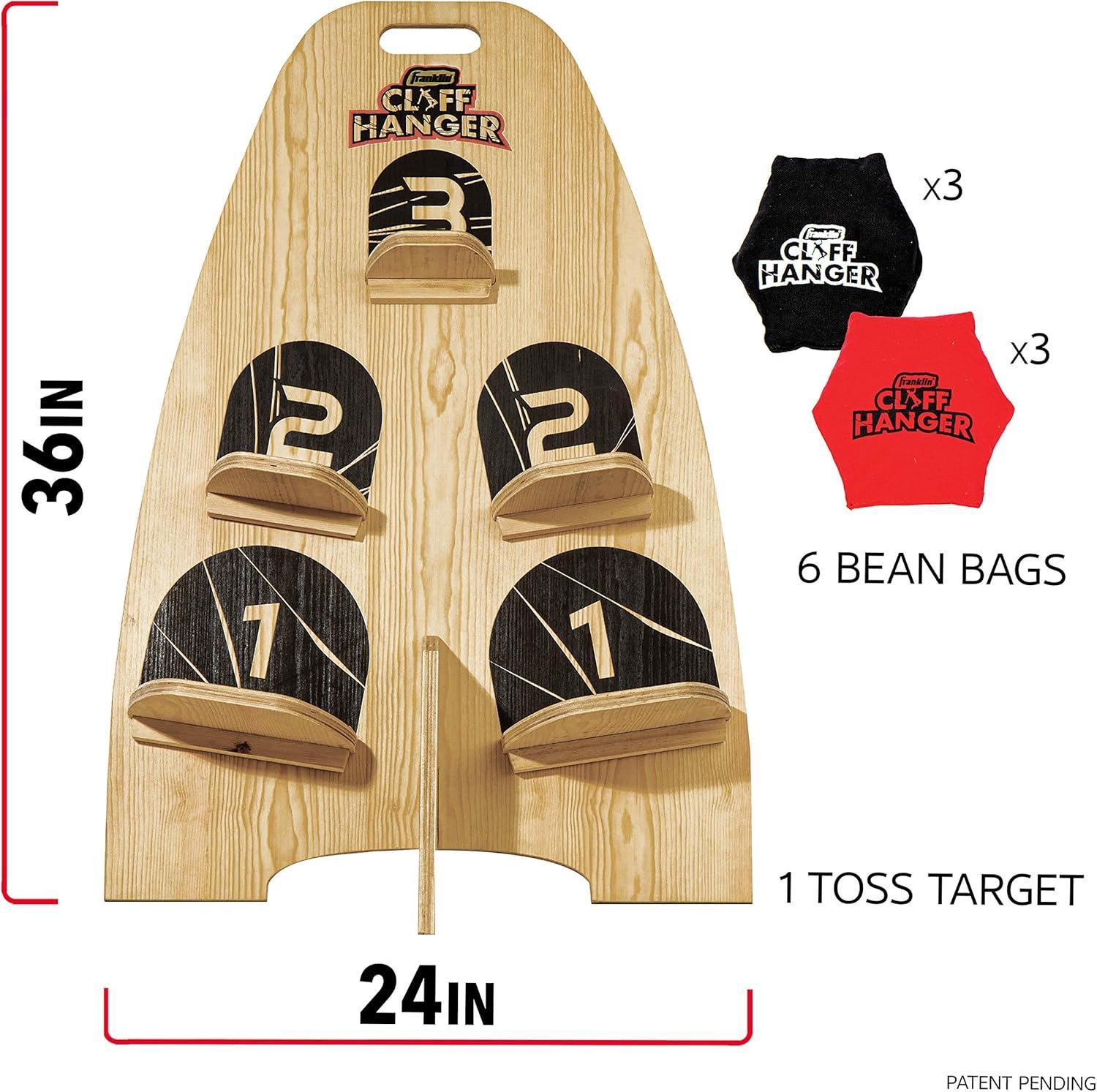 image:imageFranklin Sports Cliffhanger Toss Game Wooden Target Six Bean Bags