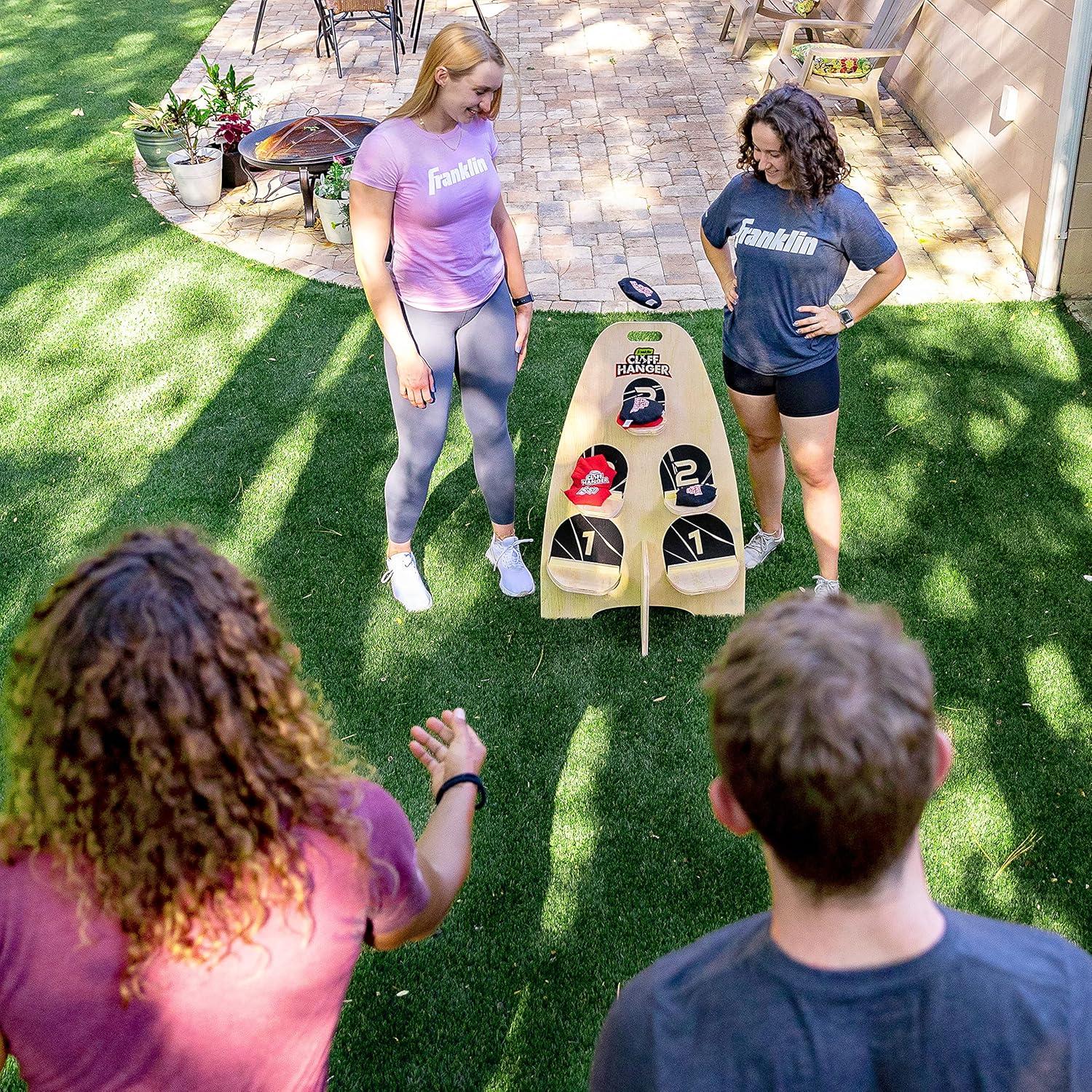 image:imageFranklin Sports Cliffhanger Toss Game Wooden Target Six Bean Bags