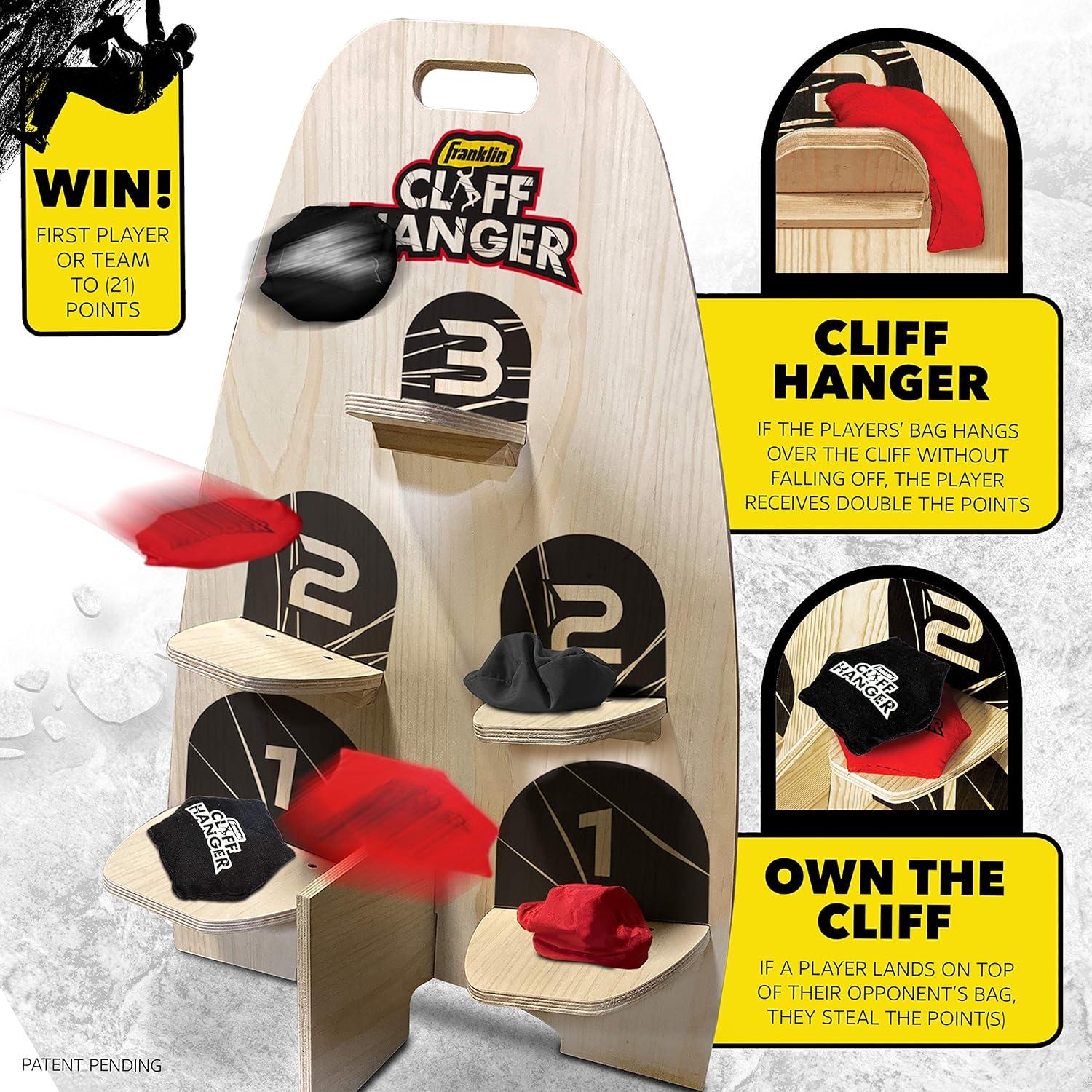 image:imageFranklin Sports Cliffhanger Toss Game Wooden Target Six Bean Bags