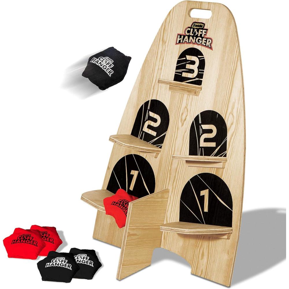 image:imageFranklin Sports Cliffhanger Toss Game Wooden Target Six Bean Bags
