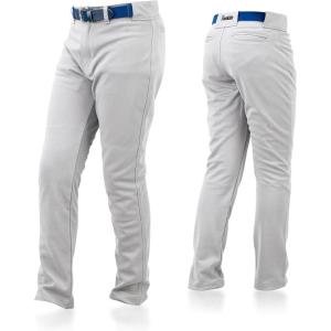 Franklin Sports Youth Baseball + Softball Pants – Relaxed Style Kids Pants for Boys + Girls with Belt Loop(Gray)