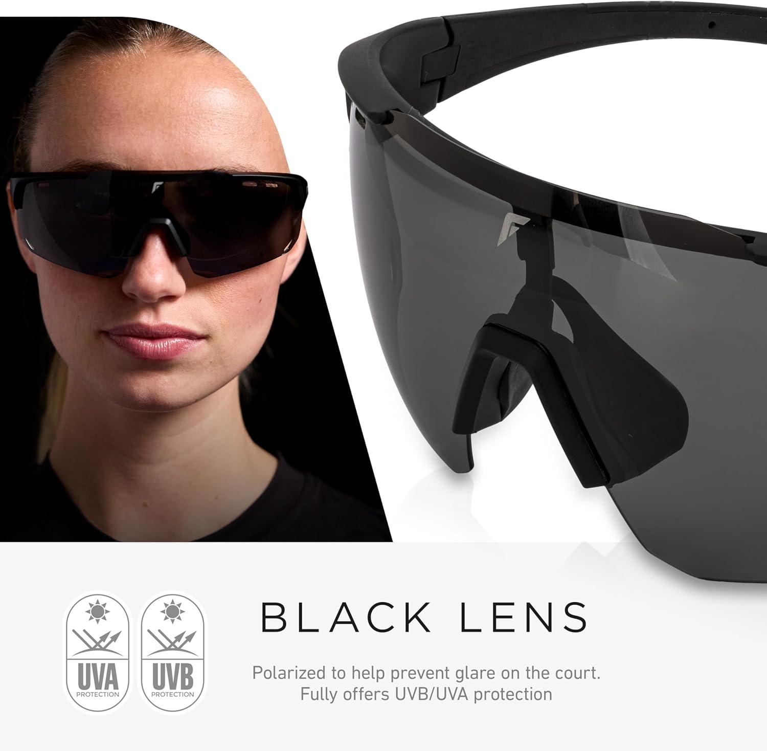 image:imageFranklin Sports Pickleball Sunglasses Sport Glasses with 5 Lenses Included Indoor Outdoor Goggles Eyewear Kit