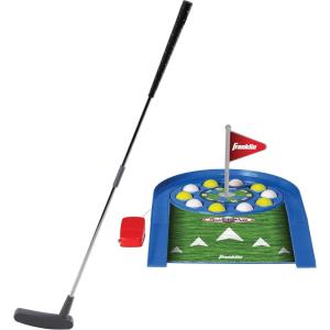 Franklin Sports Mini Putt Golf Game for Kids – Spin n’ Putt Electronic Putting Game – Indoor – Putter + Balls Included